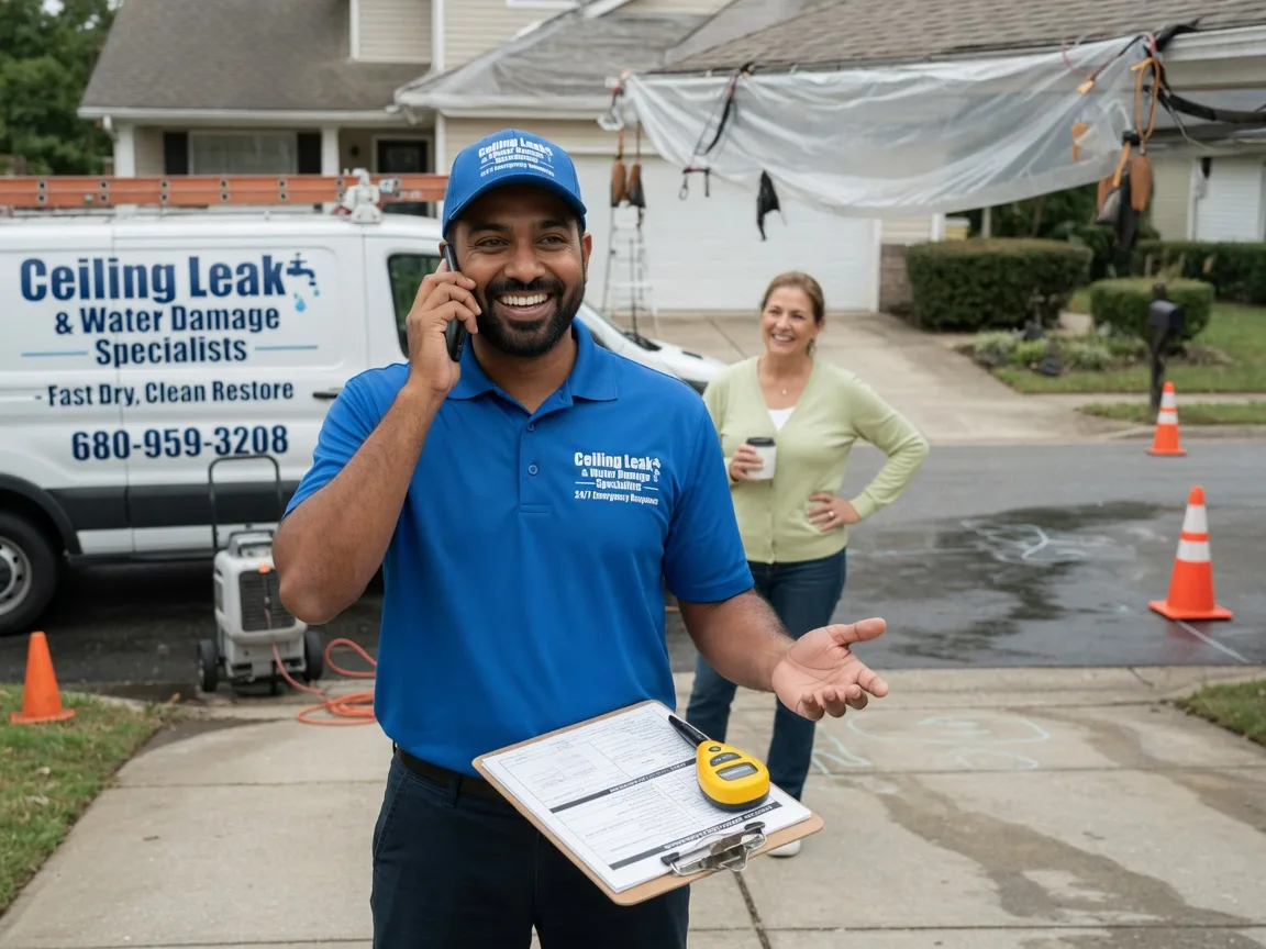 Ceiling Leak Cleanup Middletown, CA FAQs